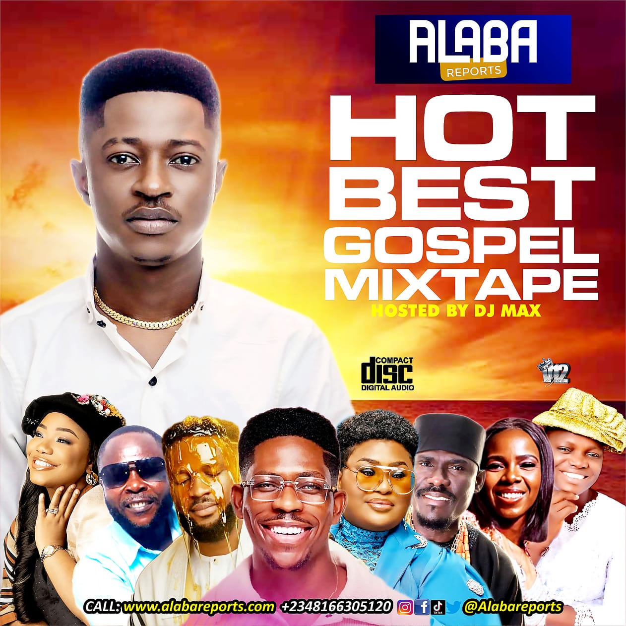 Alabareports Promotions - Hot Best Gospel Mixtape ft. Dj Max Aka King Of Djs